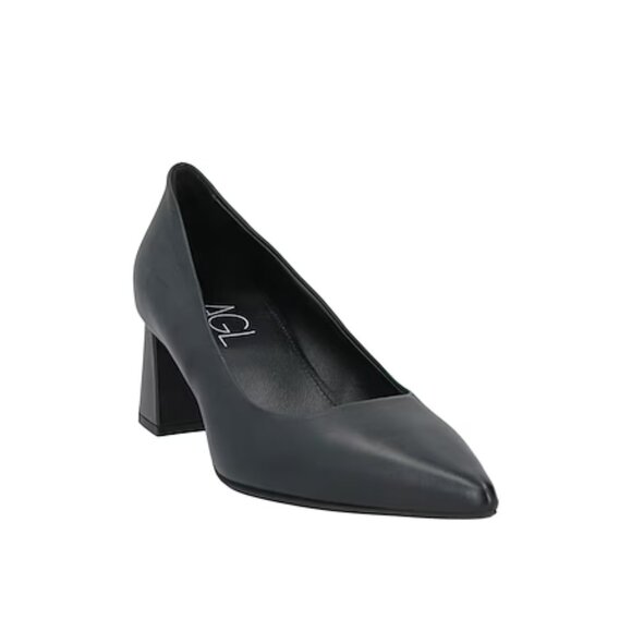NEW AGL Tracy block heel pumps leather classic - Picture 2 of 8